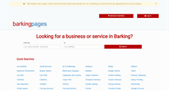 Desktop Screenshot of barkingpages.co.uk