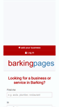 Mobile Screenshot of barkingpages.co.uk